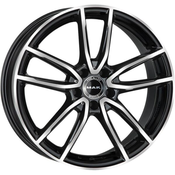 MAK Evo Black Mirror 9x20 5x112 ET33 CB66,6 (Long Bolt) R14 1020 kg F9020EVBM33WSY
