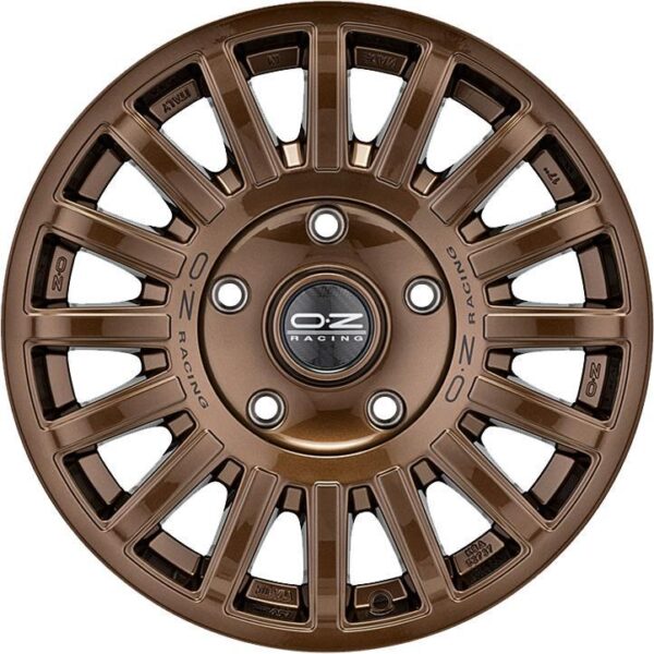OZ Racing Rally Raid Gloss Bronze Black Lettering 8x17 5x120 ET0 CB65,1 60° 1200 kg W01C00151RF