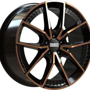 Fondmetal Elatha Black Clearcoat Matt Bronze Machined 8x18 5x112 ET45 CB66,6 R13 800 kg RF19222
