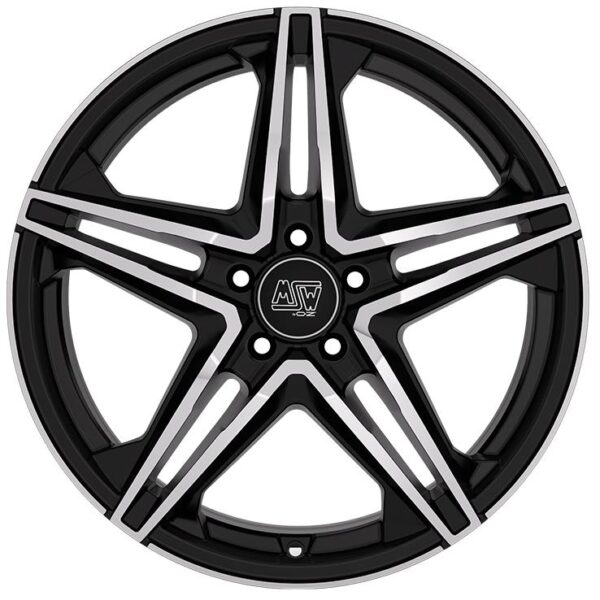MSW 31 Gloss Black Full Polished 8x18 5x112 ET35 CB73,1 60° 780 kg W19411501T56