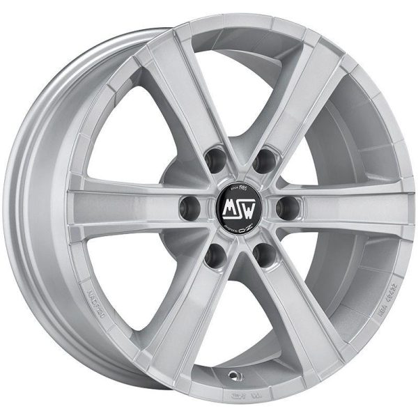 MSW Sahara 6 Full Silver 8x17 6x114.3 ET20 CB66,1 60° 1170 kg W8505900509