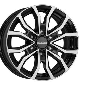 Dezent KC dark Black/polished 8x17 6x139.7 ET35 CB93,1 60° 1150 kg TKCSDBP35F