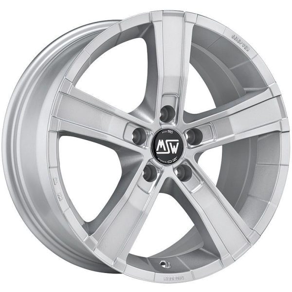 MSW Sahara 5 Full Silver 8x18 5x112 ET45 CB75,0 R12 950 kg W8506020109