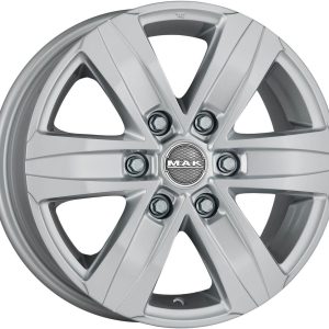 MAK Stone 6 Silver 6,5x16 6x125 ET50 CB74,1 60° 1215 kg F65606SSI50QZ