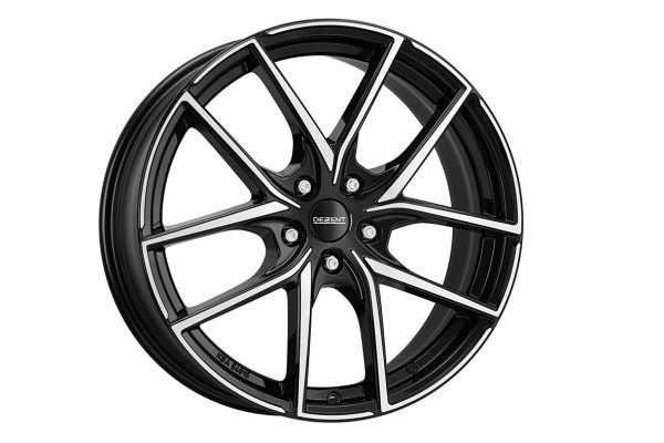 Dezent TO dark Black/polished 7x17 5x114.3 ET50 CB67,1 60° 705 kg TTOY0BP50E