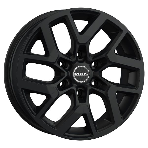 MAK Gravel Matt Black 7,5x19 6x139.7 ET26 CB106,1 Flat 960 kg F7590GRMB26VH2