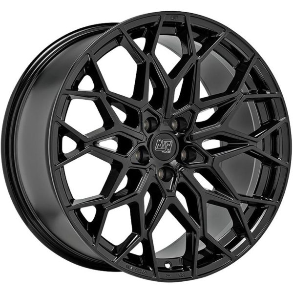 MSW 51 Gloss Black 10x22 5x130 ET28 CB71,6 60° 1050 kg W19440004C5