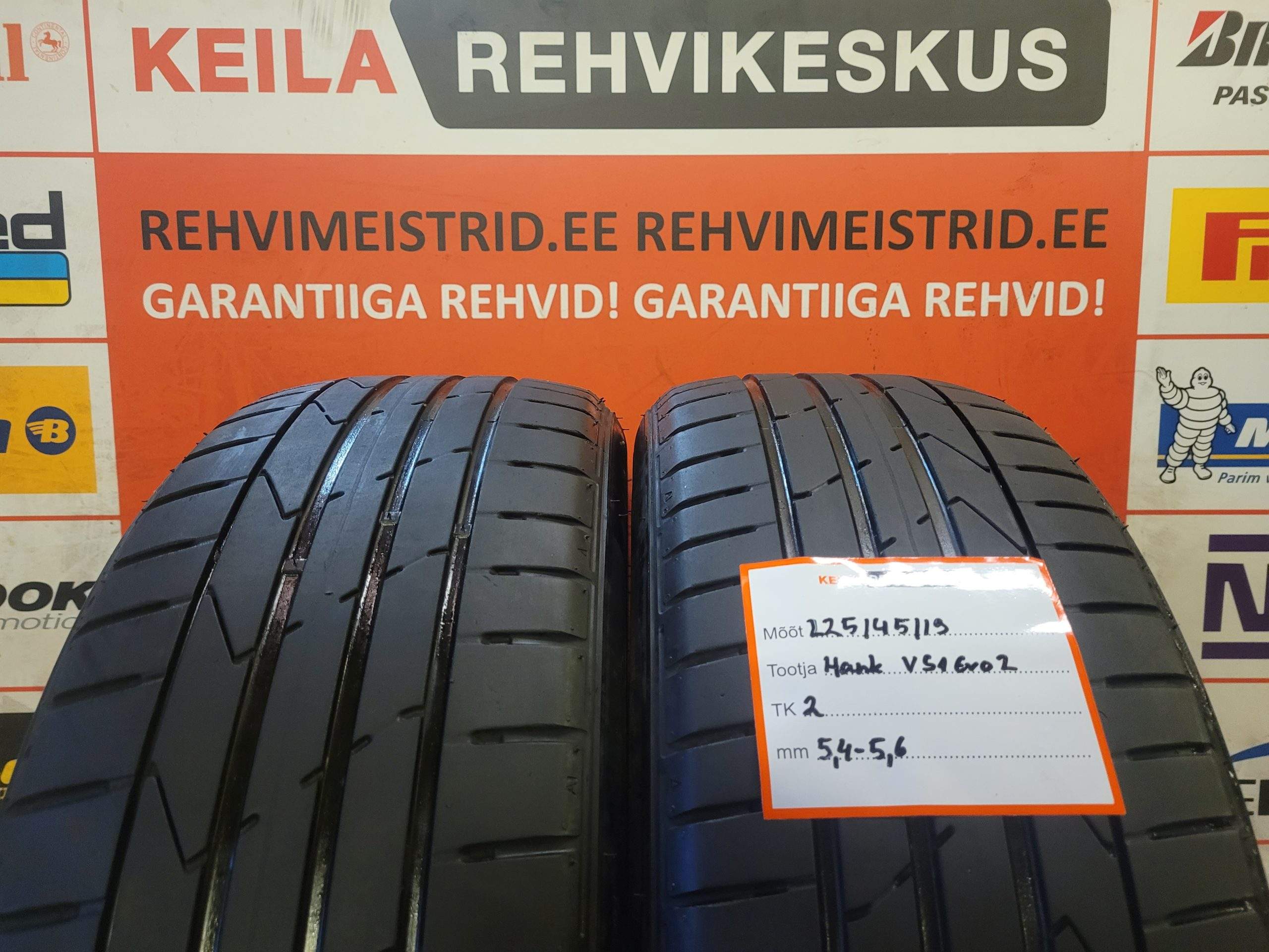 #225/45/19Hankook VS1 Evo2