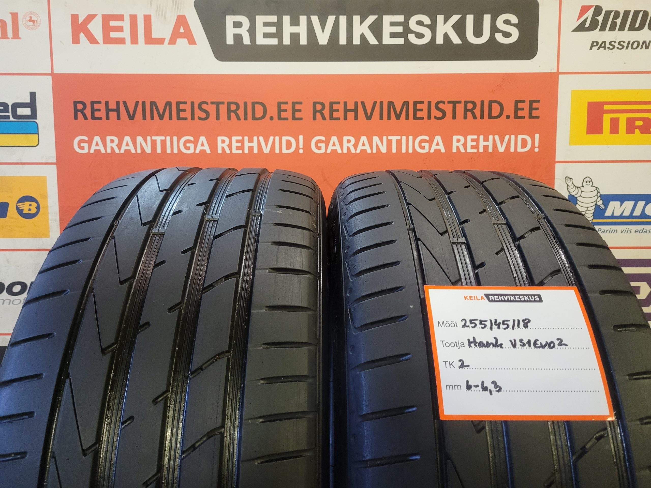 #255/45/18 Hankook VentusS1Evo2