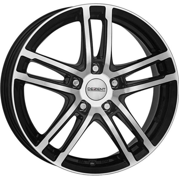 Dezent TZ dark Black/polished 6x15 5x114.3 ET40 CB66,1 60° 625 kg TTZK0BP40E