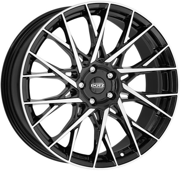 Dotz Fuji dark Black/polished 7,5x19 5x112 ET40 CB70,1 60° 670 kg OFU9J8BP40