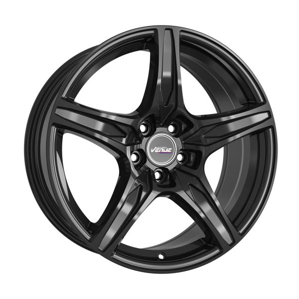 Venue VL5 Gloss Black 7,5x18 5x114.3 ET35 CB60,1 Flat 720 kg VVL518751143560GBL