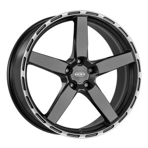 Dotz MarinaBay dark Gunmetal/polished lip 9,5x19 5x120 ET40 CB72,6 60° 780 kg OMA9N9FL40