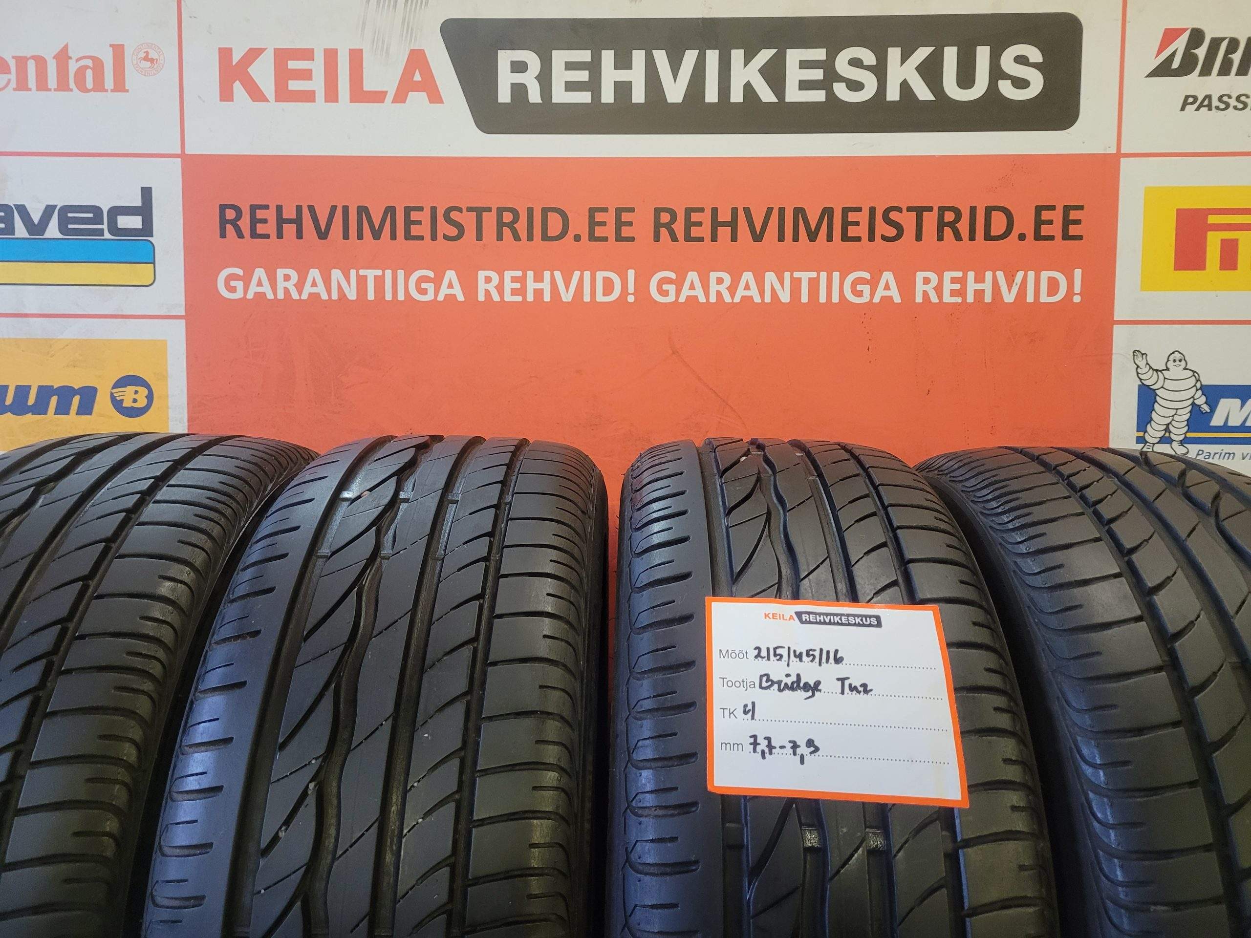 #215/45/16 Bridgestone Turanza