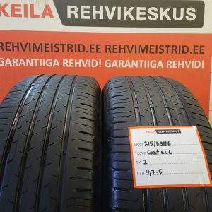 #215/65/16 Continental EC6