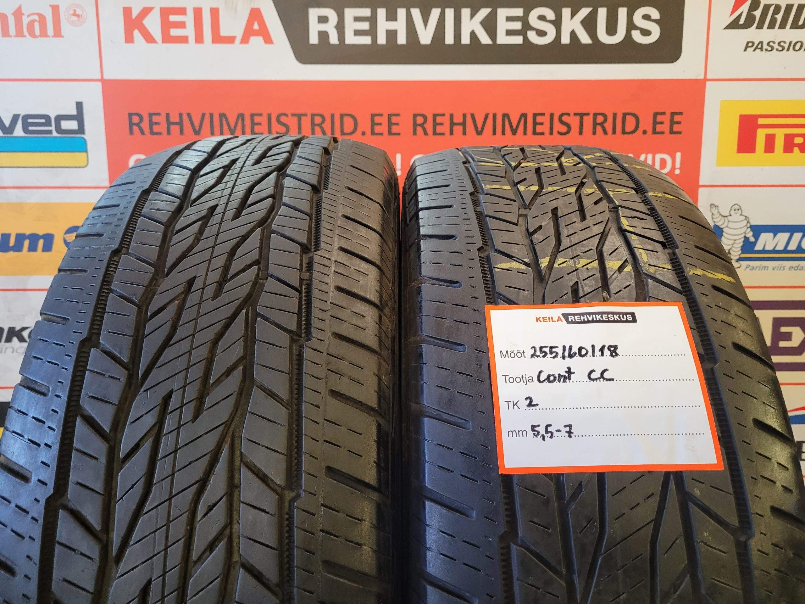 #255/60/18 Continental CrossContact