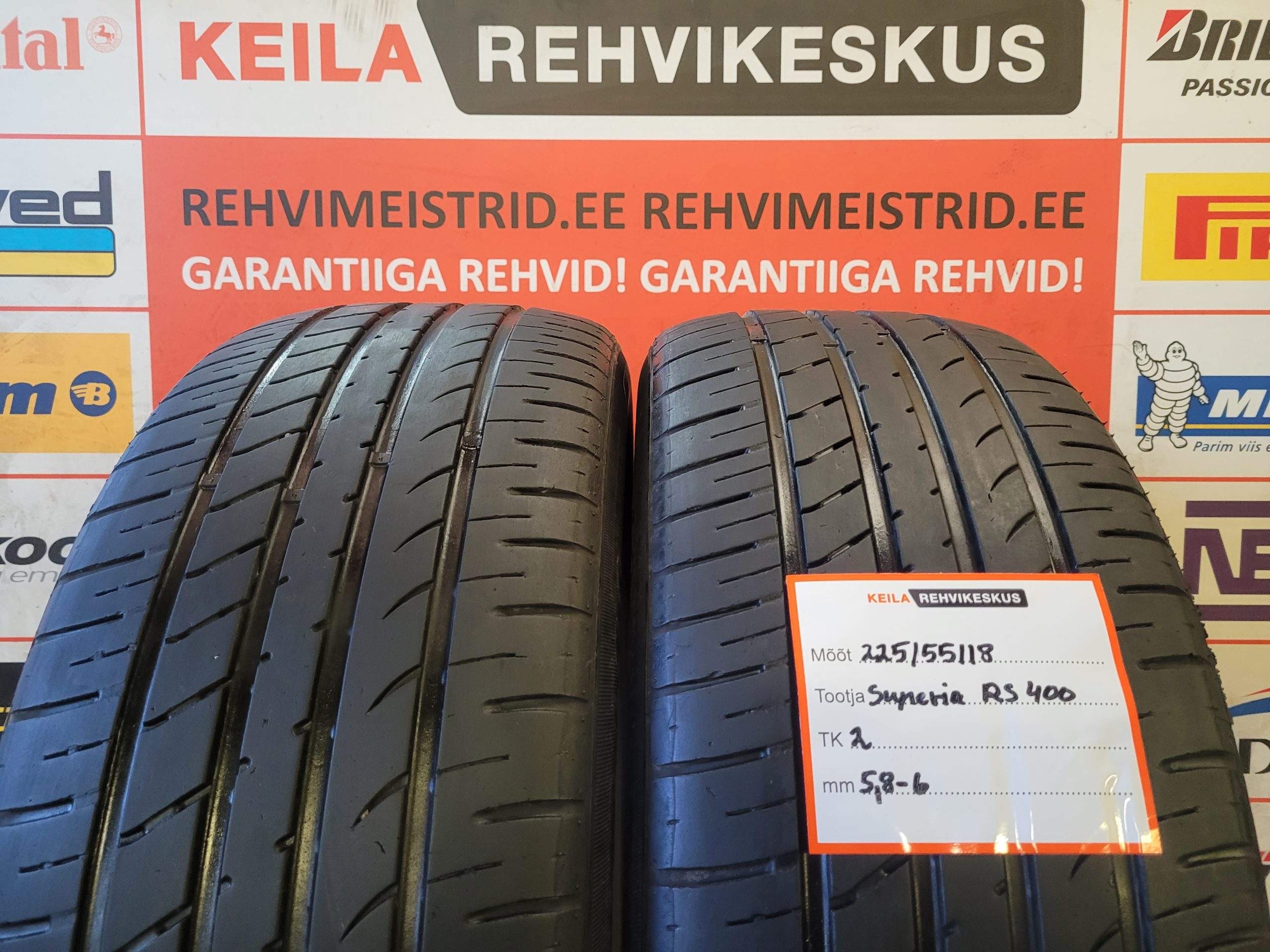 #225/55/18 Superia RS400