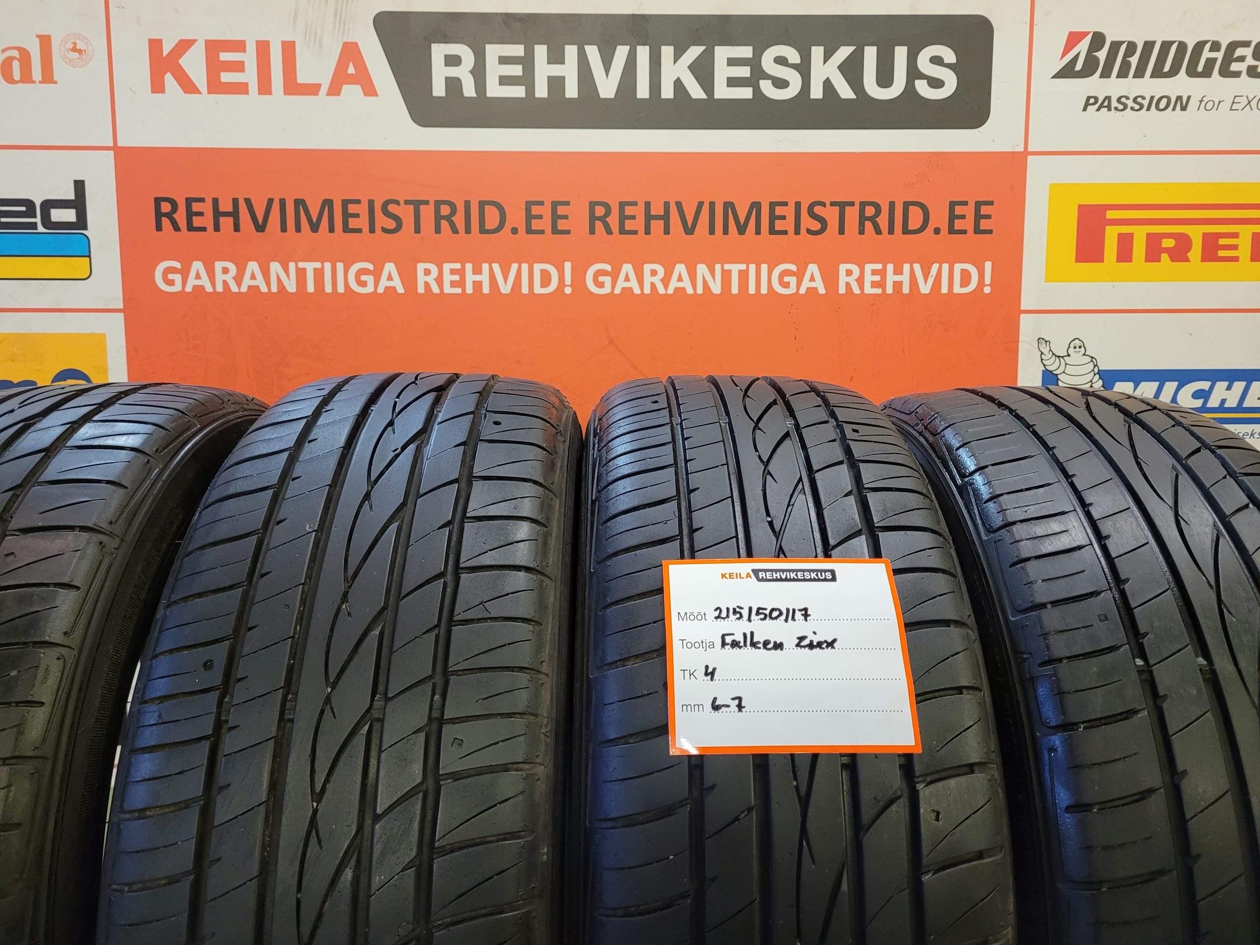 #215/50/17 Falken Ziex