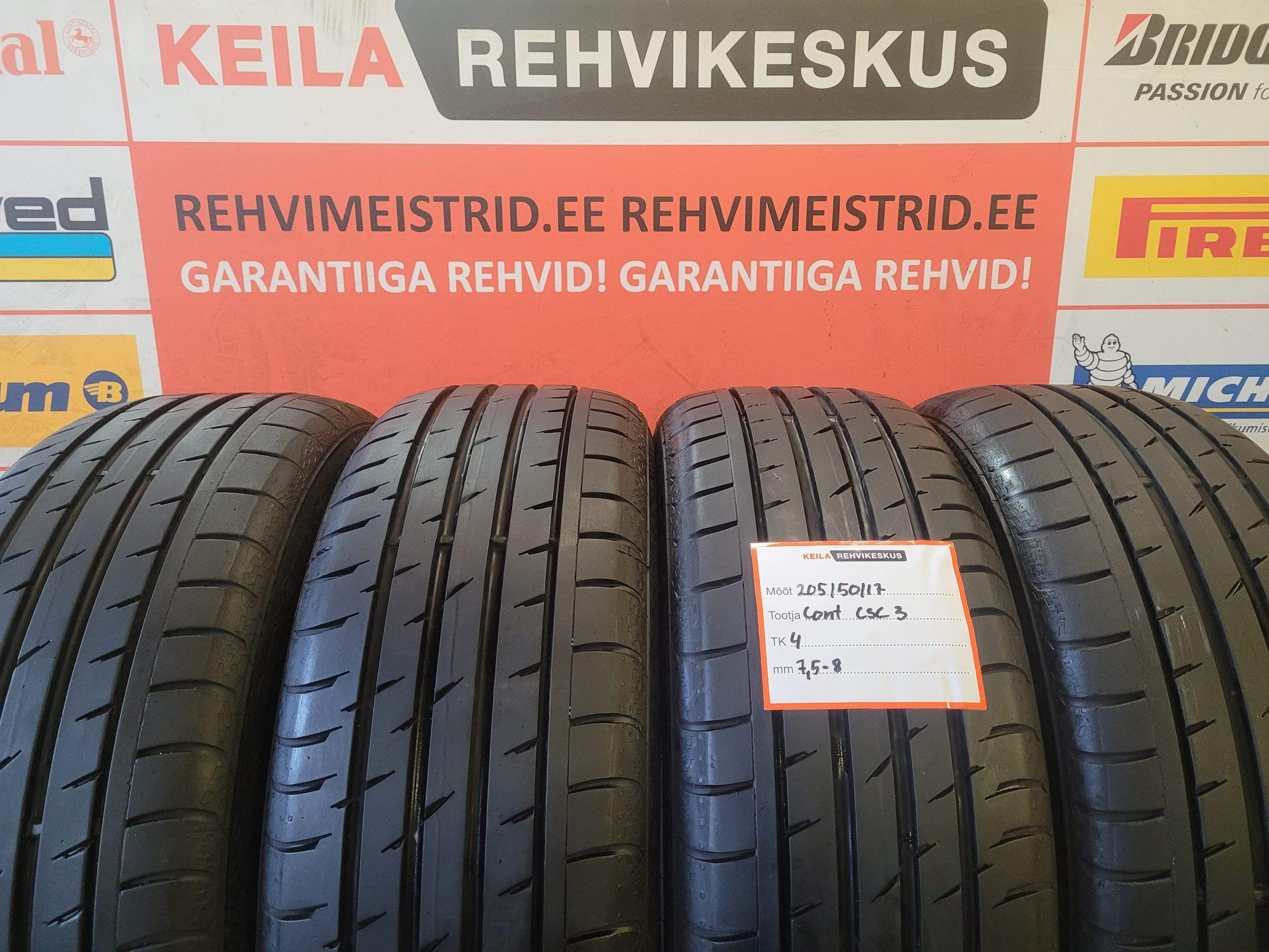 #205/50/17 Continental CSC3