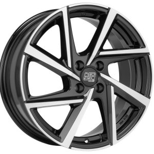 MSW 80-4 Gloss Black Full Polished 6,5x16 4x108 ET32 CB65,1 60° 615 kg W19385003T56
