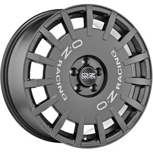 OZ Racing Rally Racing Dark Graphite Silver Lettering 8x17 5x112 ET45 CB75,0 R12 700 kg W01A33205T9