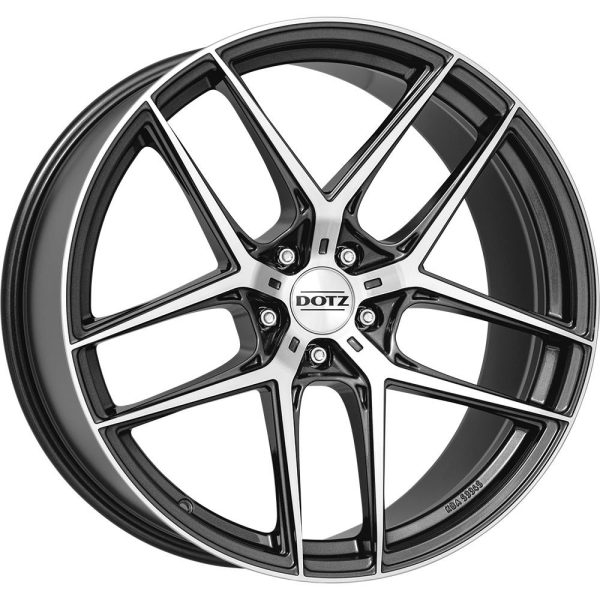 Dotz LagunaSeca dark Gunmetal/polished 9x20 5x112 ET35 CB70,1 60° 740 kg OLA0M8FP35