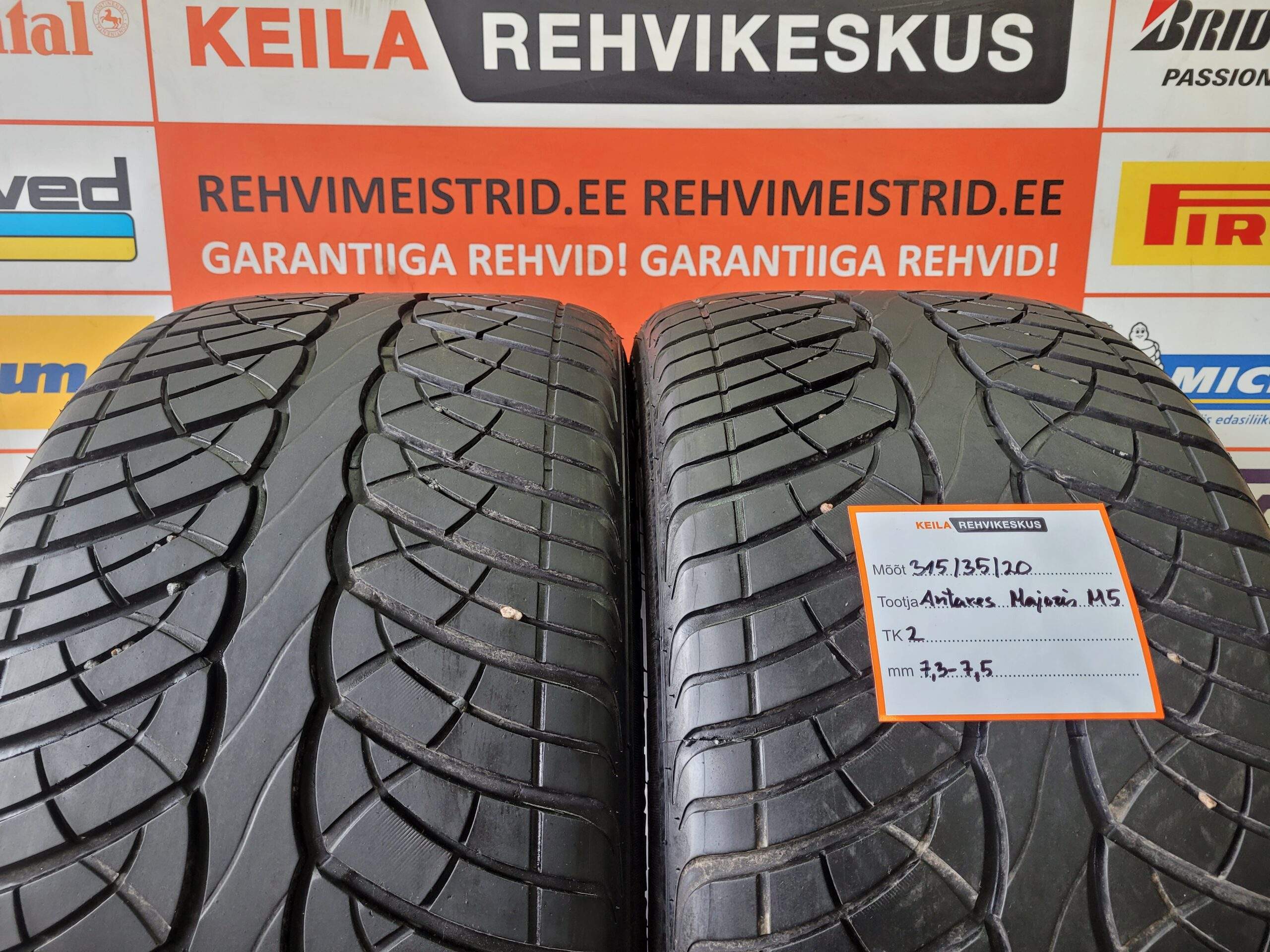 #275/40/20 2 tk ja 315/35/20 2 tk Antares