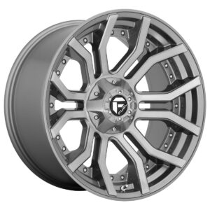 Fuel D713 Rage Platinum Brushed Gun Metal Tinted Clear 10x20 6x139.7 ET-18 CB106,1 (PCD2: 6x135) 60° 1133 kg D71320009847
