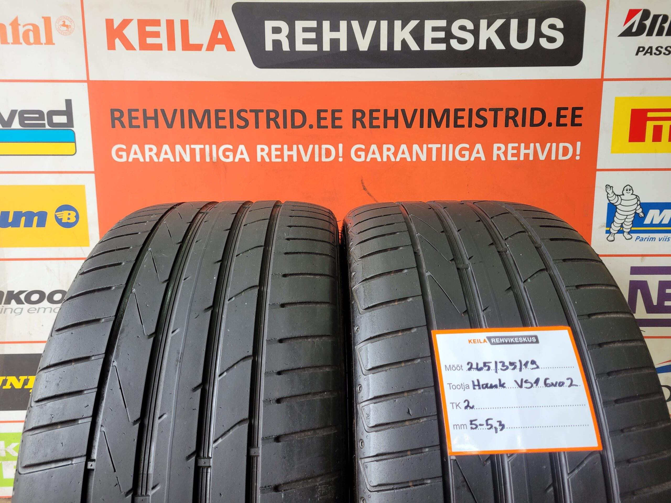 #265/35/19 Hankook Vs1Evo2