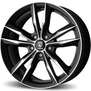Reds Fast Matt Black polished 6,5x16 5x108 ET40 CB72,3 60° 620 kg WFAE65640508E