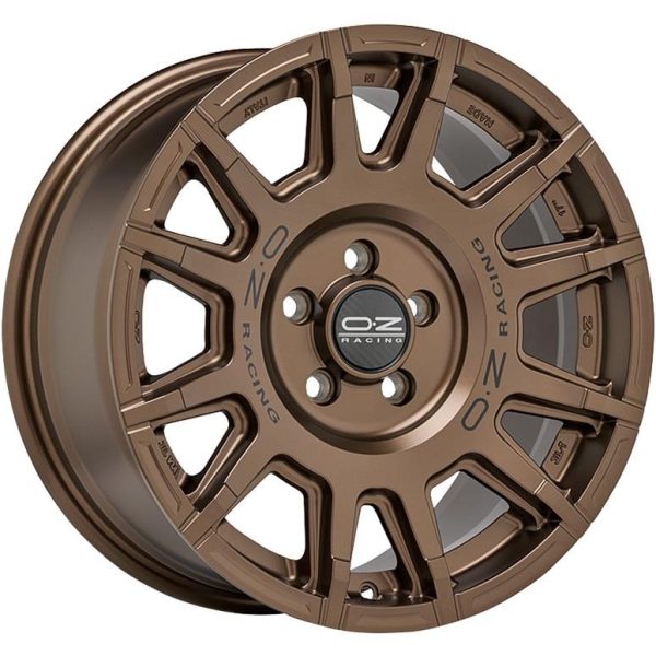 OZ Racing Rally Legend Matt Bronze + Black Lettering 8x17 6x120 ET35 CB74,5 60° 1250 kg W01E00101D2