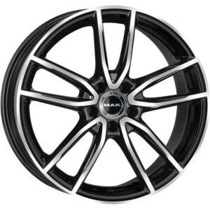 MAK Evo Black Mirror 10x21 5x112 ET44 CB66,6 (Long Bolt) R14 1020 kg F1021EVBM44WS3Y