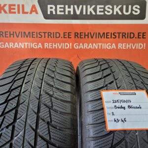 #225/50/17 Bridgestone Blizzak