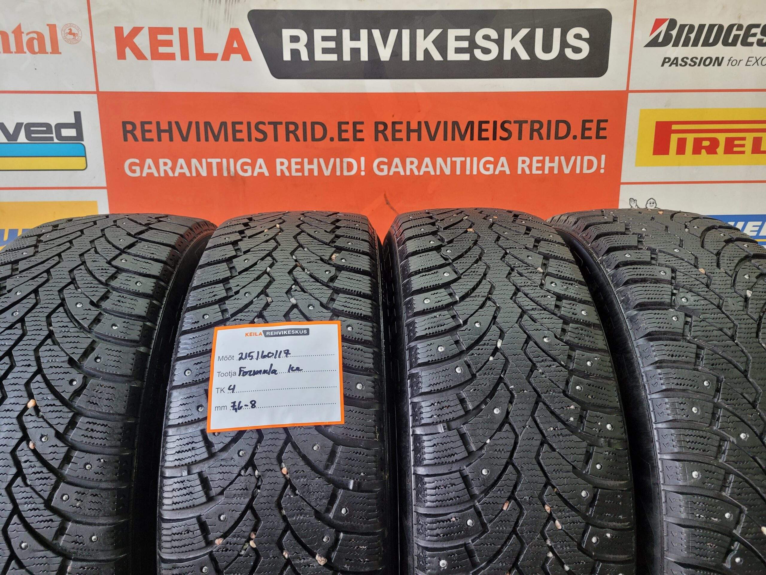 #215/60/17 Formula Ice