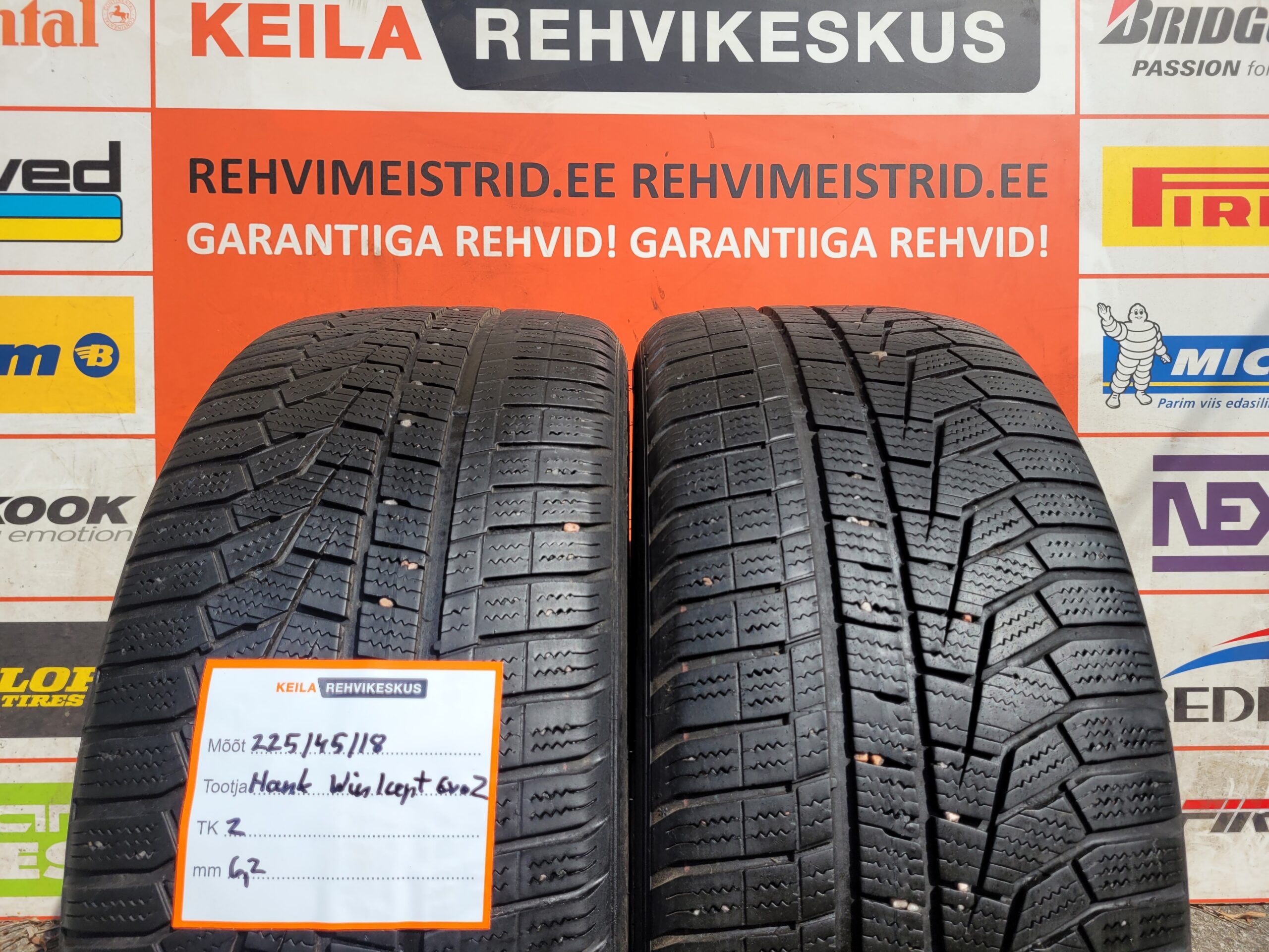#225/45/18 Hankook WinterIceptEvo2