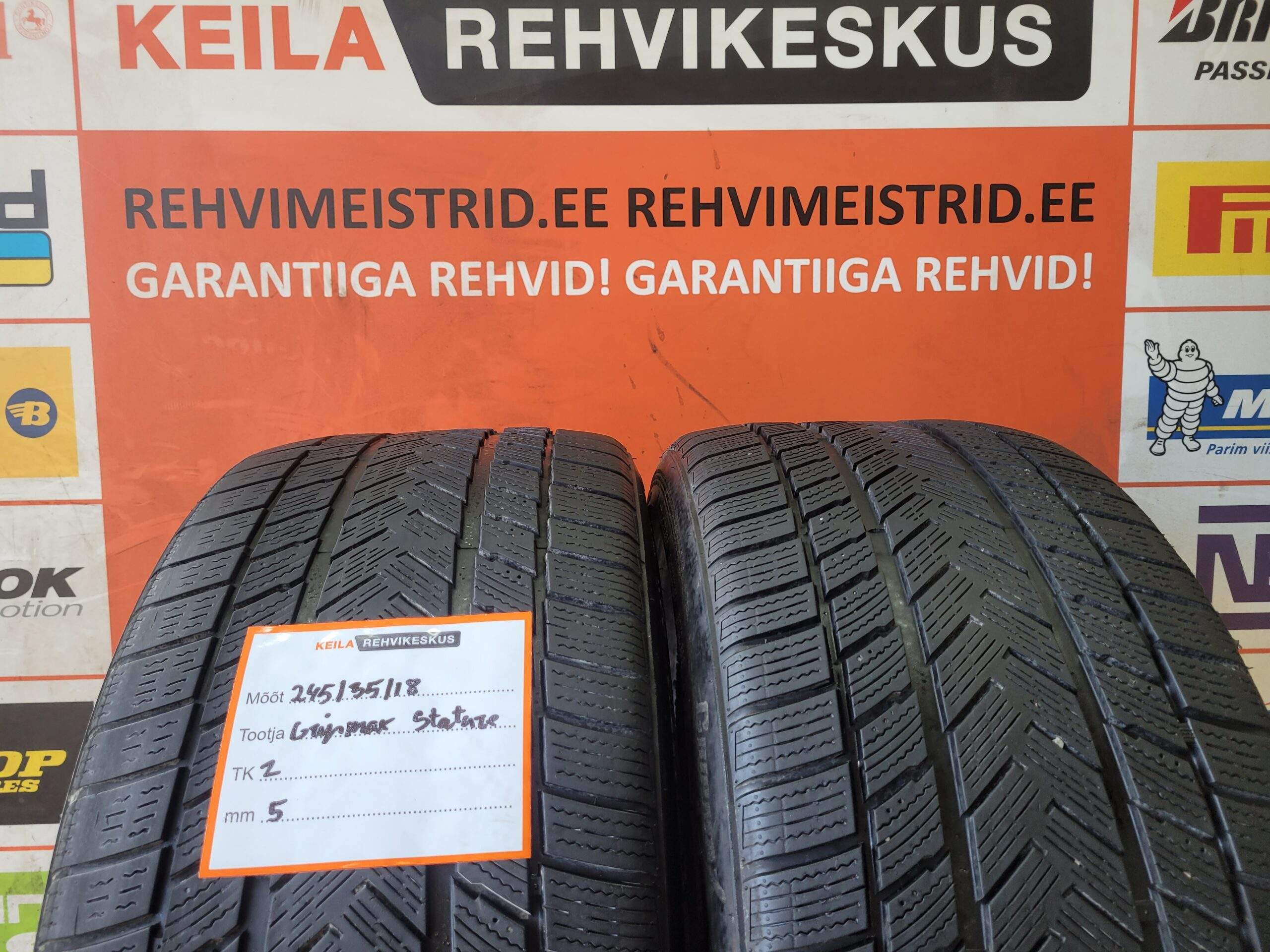 #245/35/18 Gripmax Stature