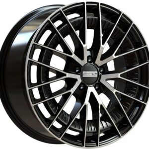 Fondmetal Kari Glossy Black Machined 9,5x20 5x112 ET22 CB66,6 (Long Bolt) R14 1000 kg RF19270