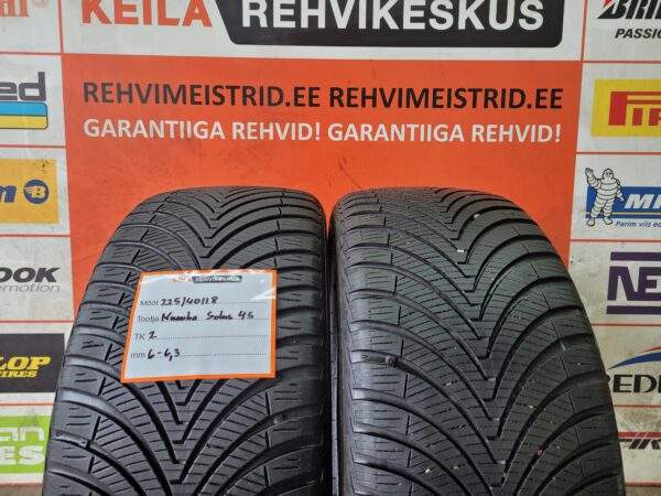 #225/40/18 Kumho Solus4S