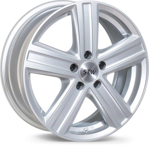 STW Cargo Silver 8x18 5x108 ET45 CB65,1 Flat 1250 kg STWCAGHSI45P