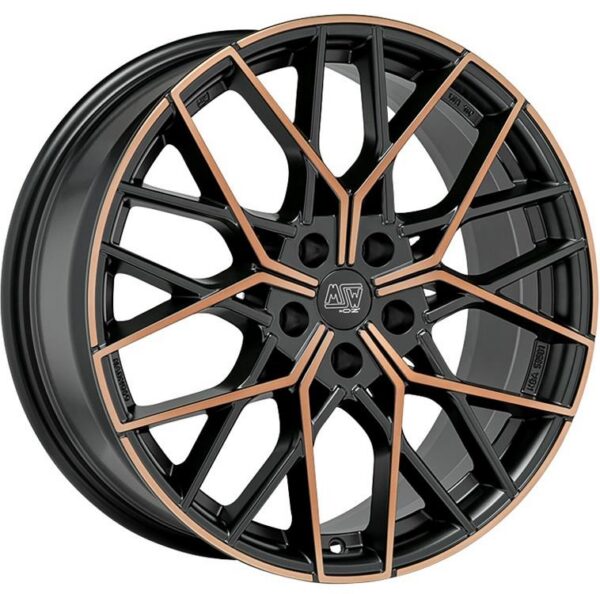 MSW 74 Matt Black Copper Fp 8x18 5x112 ET35 CB73,1 60° 745 kg W19358501TCAC
