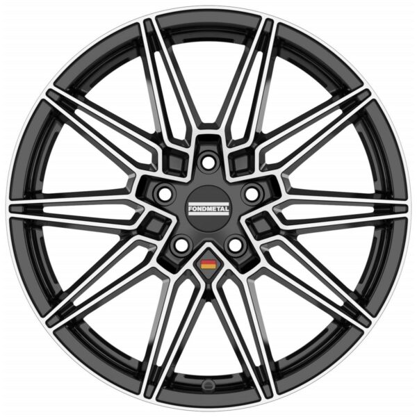 Fondmetal Thoe Glossy Black Machined 8x19 5x120 ET29 CB72,6 60° 775 kg RF18202