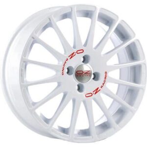 OZ Racing Superturismo WRC Race White Red Lettering 7x16 4x108 ET25 CB65,1 60° 635 kg W01895051W33