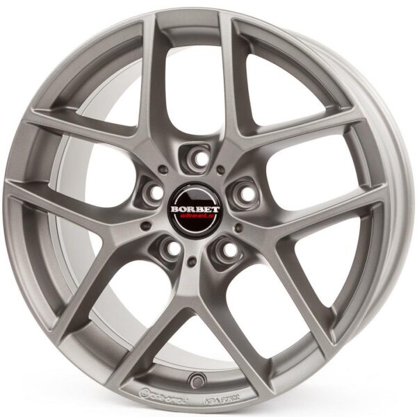 Borbet Y titan matt 8x18 5x114.3 ET40 CB72,6 60° 690 kg 8132795
