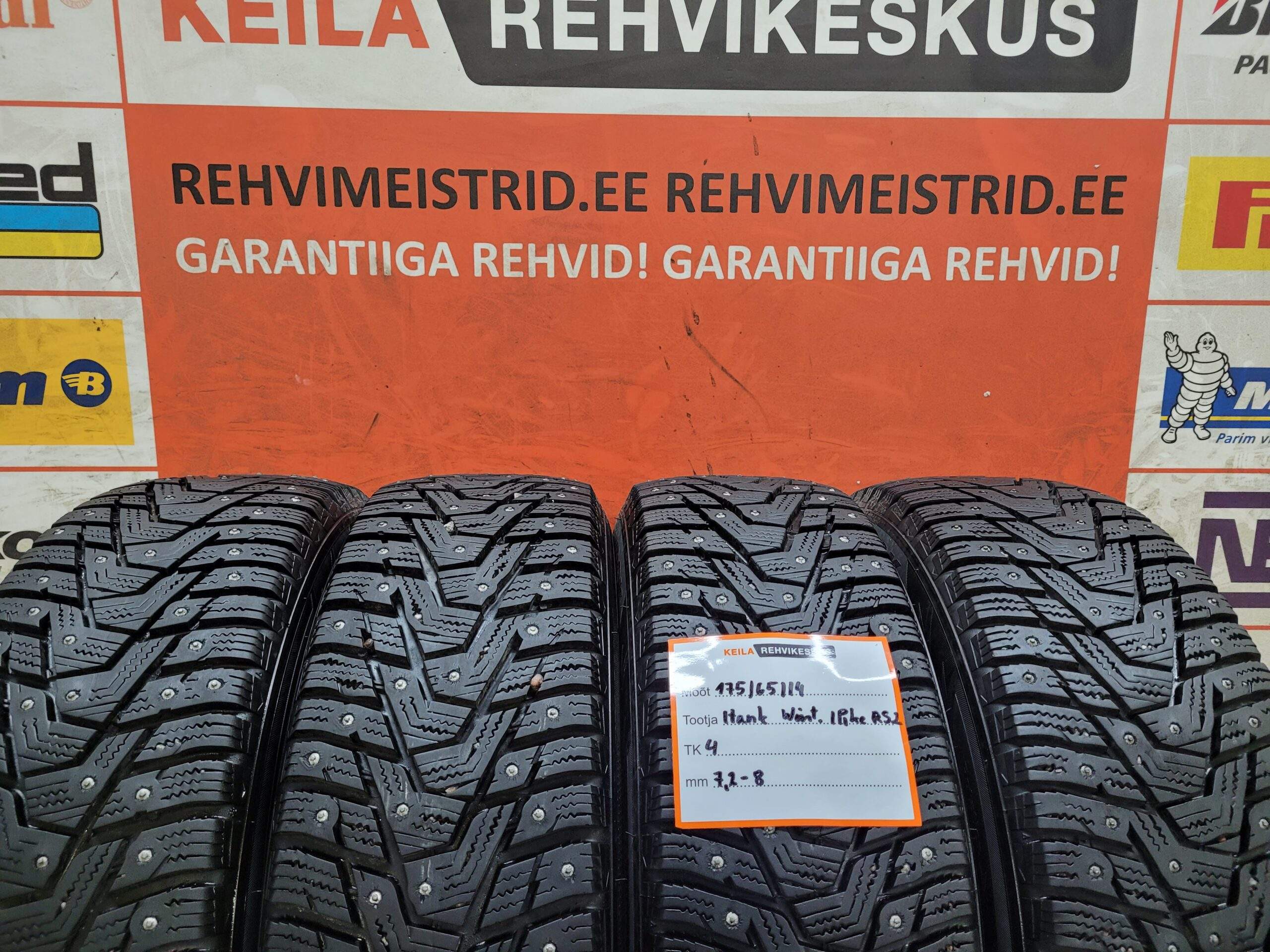 #175/65/14 Hankook Winter I Pike RS 2