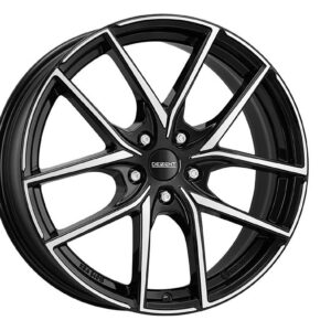 Dezent TO dark Black/polished 8x19 5x112 ET44 CB57,1 R13 755 kg TTO9K8BP44E