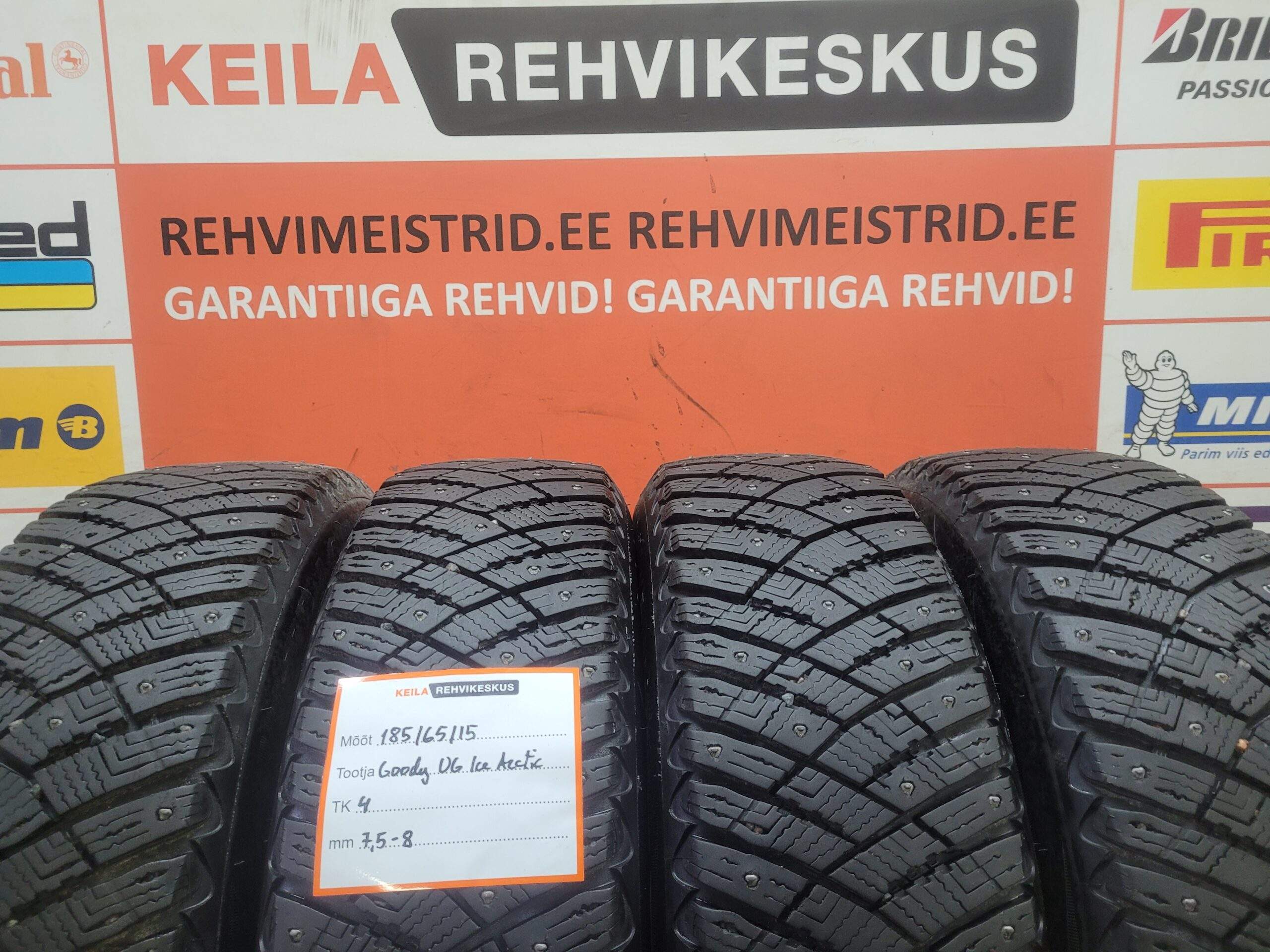 #185/65/15 Goodyear UG IceArtic