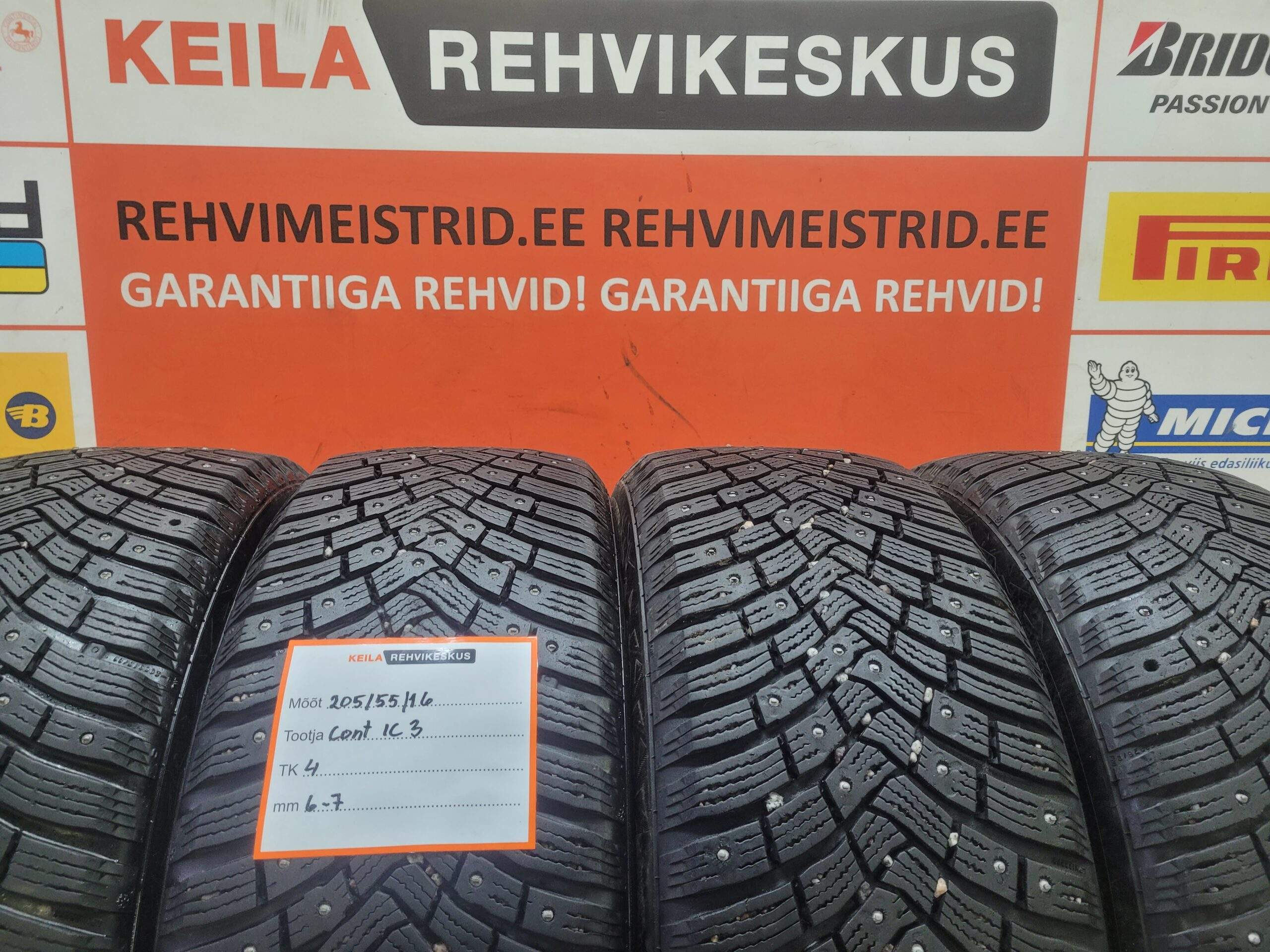 #205/55/16 Continental IceContact3