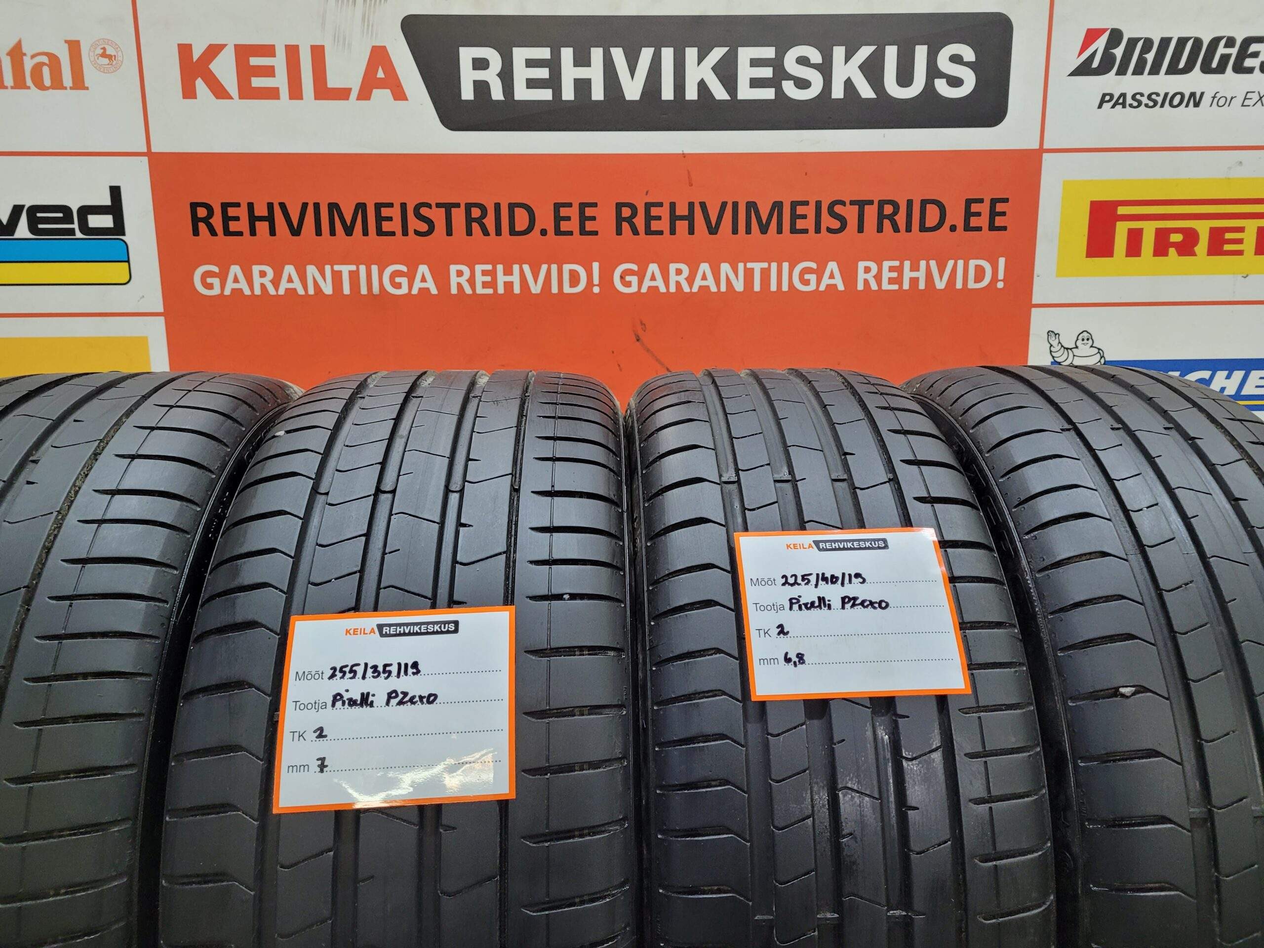 #2254019 Pirelli Pzero, 2553519 Pirelli Pzero 6,8mm