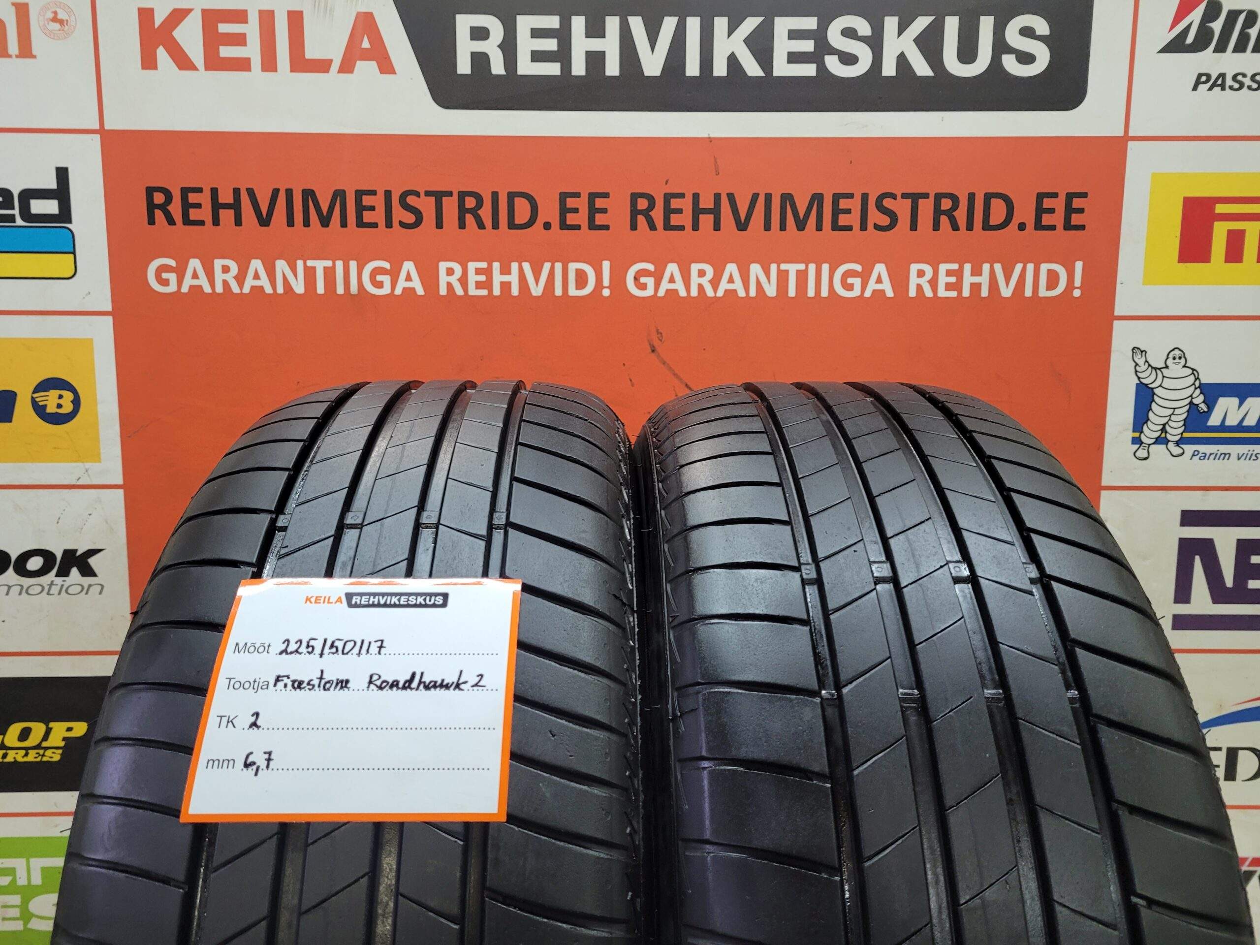 #225/50/17 Firestone RaodHawk2