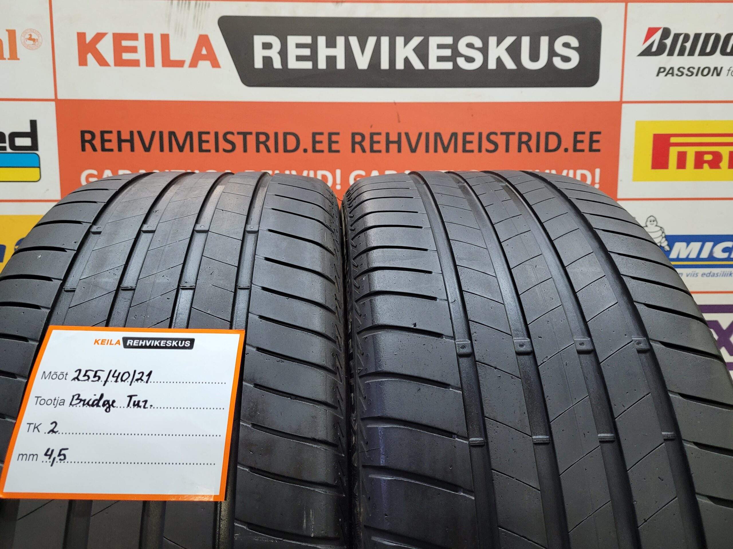 #255/40/21 Bridgestone Turanza